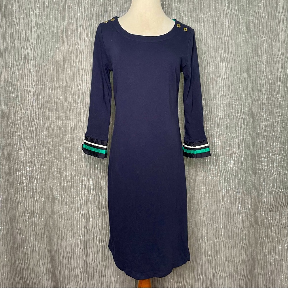 Talbots ribbon cuff sheath dress